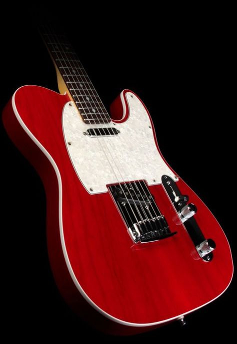 Fender Custom American Deluxe Telecaster Electric Guitar Crimson Red Fender Telecaster Deluxe, Fender Esquire, Telecaster Deluxe, Telecaster Custom, All Music Instruments, Fender Electric Guitar, Telecaster Guitar, Guitar Electric, Guitar Collection