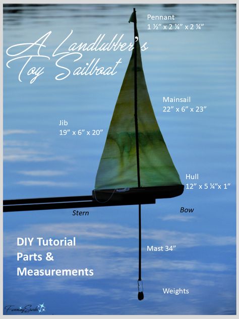 A Landlubber’s Toy Sailboat – DIY Tutorial – FanningSparks Sailboat Diy, Diy Sailboat, Toy Sailboat, Waterproof Glue, Simple Toys, Champagne Bottles, Water Toys, Foam Crafts, Family Games