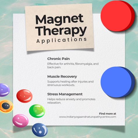 Magnet therapy application #magnet #magnetotherapy #magnettherapy #naturopathy #indianyogaandnaturopathycentre #iyanc Indian Yoga, Magnet Therapy, Naturopathy, Muscle Recovery, Chronic Pain, Back Pain, Magnets, Healing, Yoga