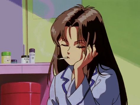 - ̗̀ 𝓅𝒾𝓃𝓉𝑒𝓇𝑒𝓈𝓉: 𝓈𝓉𝓇𝑜𝓌𝒷𝑒𝓇𝓇𝓎 ̖́- 90 Anime, Japon Illustration, Anime Gifs, Cartoon Profile Pictures, Old Anime, 90s Anime, Aesthetic Gif, Vintage Cartoon, Cartoon Pics