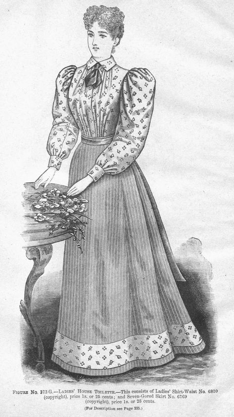 1890s Fashion, Clothing, Costumes History 1890s Working Woman, 1890 Fashion Women, 1890s Womens Fashion, 1890s Fashion Women, 1890s Day Dress, Housekeeping Dress, Early 1900s Fashion, 1890 Dress, 1900’s Fashion