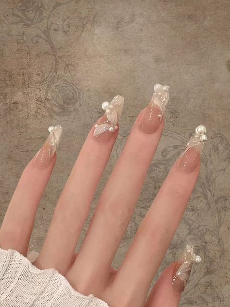 Square Nails For Summer, 3d Chrome Nails, Uñas Aesthetic, Nails For Summer, 3d Chrome, Nail Goals, Chrome Nails Designs, Hello Nails, Korean Nails