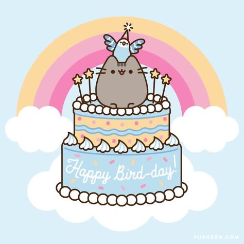 Pusheen shared a post on Instagram: “Happy Birthday, #Bo! 🎂 #Pusheen” • Follow their account to see 2,281 posts. Pusheen Happy Birthday, Pusheen Birthday, Happy Bird Day, Pusheen Cute, Happy Birthday Video, Happy Birthday Art, Pusheen Cat, Happy Birthday Meme, Birthday Meme