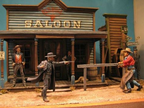 Malifaux Terrain, Diy Outdoor Patio Ideas, Strange Dolls, Old West Saloon, Old Western Towns, Cowgirl Clothes, Backyard Barn, Model Train Table, Small Soldiers