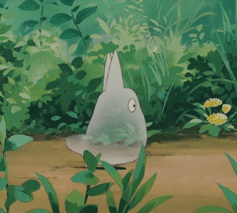 ☆ Studio Ghibli ☆ — Chibi Totoro Ghibli Artwork, Studio Ghibli Movies, Studio Ghibli Art, Ghibli Art, Ghibli Movies, Howls Moving Castle, My Neighbor Totoro, Hayao Miyazaki, Aesthetic Gif