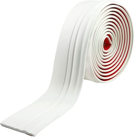 AmazonSmile: Flexible Wall Base Molding Trim Self Adhesive, Peel and Stick Rubber Baseboard, 4 Inch x 16.4 Feet Vinyl Wall Base Cove Base for Floors, Wall Corners, Bedrooms, Kitchens and Home Wall Décor : Tools & Home Improvement Baseboards And Trim Ideas, Wall Baseboard, Baseboard Moulding, Baseboard Trim, Chair Rail Molding, Cove Base, Baseboard Molding, Corner Moulding, Window Molding