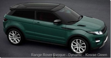 Range Rover Evoque - Dynamic - Kosrae Green Emerald Green Range Rover, Lux Lifestyle, Range Rovers, Custom Wraps, Driving Range, Range Rover Evoque, Exterior Paint Colors, Land Rover Range Rover, Range Rover Sport