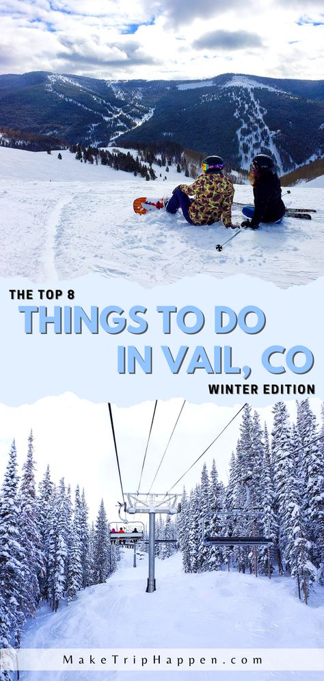 Top 8 Things to do in Vail, Colorado. Packing list and activities for Vail, Colorado in the winter. Vail Colorado Winter, Vail Village, Ski Culture, Alpine Garden, Colorado Winter, Vail Colorado, Colorado Travel, Winter Adventure, Outdoor Fire