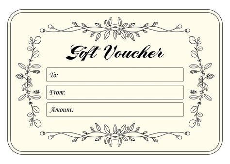 Gift Template Printable, Diy Gift Certificate, Diy Gift Certificate Ideas, Printable Gift Cards Template, Gift Card Printable, Gift Coupon, Gift Certificate Printable, Voucher Template, Gift Card Template Printable Free