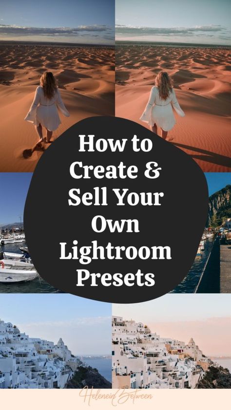 How To Create and Sell Your Lightroom Presets (For Desktop & Mobile) - Helene in Between  #lightroom #adobe #photoshop #presets #lightroompresets How To Make Lightroom Presets, Creating Lightroom Presets, Small Business Strategy, Professional Lightroom Presets, Christian Business, Edit My Photo, Freelance Business, Edit Your Photos, How To Earn Money