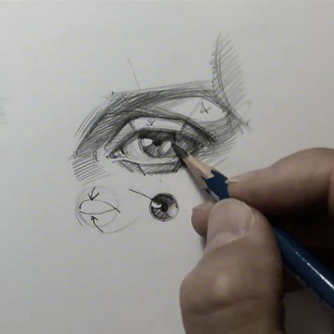 24.7k Likes, 226 Comments - FERHAT EDİZKAN (@edizkan) on Instagram: “Eye drawing, planes #portraitdrawing #design  #illustration #ilüstrasyon #drawing #dessin #desen…” Eye Drawings, Eye Anatomy, Realistic Eye Drawing, Pencil Drawing Tutorials, Draw Eyes, Drawing Eyes, Eye Sketch, Eyes Drawing, 얼굴 그리기