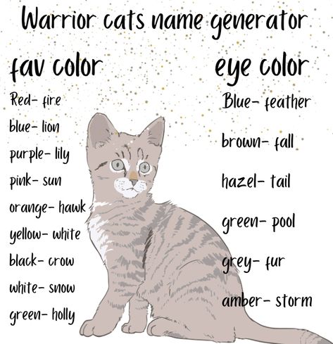 Warrior Cats Oc Name Ideas, Worrier Cats Oc, Warrior Cats Oc Design Roblox Ideas, Wcue Names Ideas, Warrior Cat Name Ideas, Wcue Morph Ideas Tom, Warrior Cats Name Ideas, Your Warrior Cat Name, Warrior Cats Oc Ideas