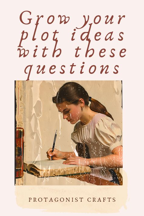 If you’re wondering how to get writing inspiration and plot ideas, these story writing questions can help you figure out what your novel plot should be. Starting a story is always exciting, but sometimes writer’s block and not having a clear idea about plot development and character goals can stop us from writing. Read this post for the best novel writing questions and follow Protagonist Crafts to learn how to start writing your own book. Idea For Writing A Book, Inspiration For Writing A Book, Books About Writing A Book, Someone Writing Aesthetic, Character Back Story Ideas, Goals Writing, Books About Writing, Learn How To Write, Book Topics Ideas