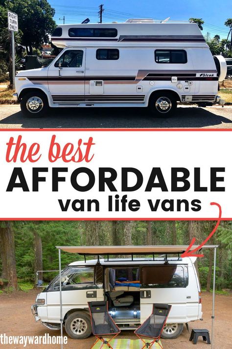 Van Life Cheap, Budget Camper Van, Best Vans For Van Life, Travel Vans Ideas, Livable Vans, Simple Camper Van, Small Van Life Interior, Camper Van Remodel, Small Van Conversion Ideas Layout