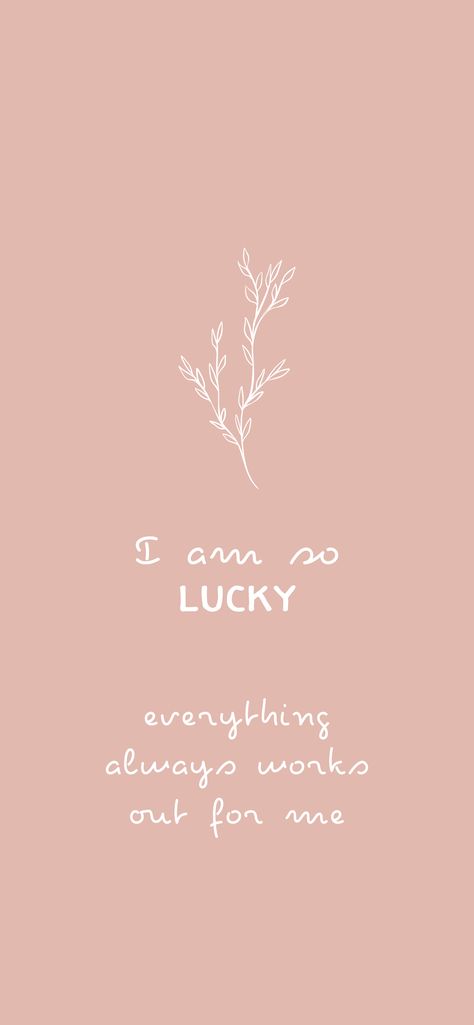 Abundance Affirmations Wallpaper, Lucky Girl Syndrome Wallpaper, Boss Mentality, Manifest Board, Lucky Girl Syndrome, Baby First Foods, I Am Affirmations, Attract Abundance, Self Care Bullet Journal