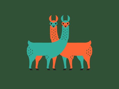 Llama Illustration, Web Design Illustration, Type Illustration, Illustration Digital, Design Web, Web Development Design, Animal Illustration, Llama, Design Illustration