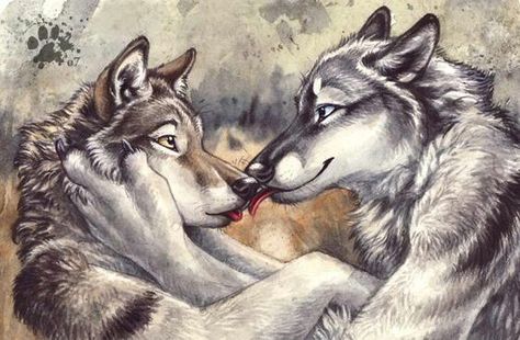 Wolf hug Puppy Love, Deviantart