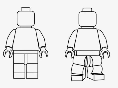 Lego Men, Lego Printables, Lego Coloring, Lego Coloring Pages, People Coloring Pages, Free Lego, Lego People, Lego Birthday Party, Lego Man