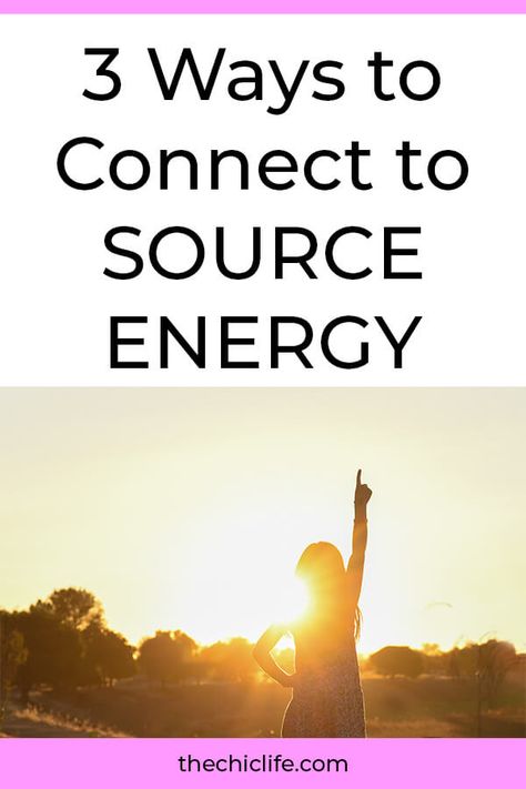 So you're new to the woo, and you keep hearing that the key to flow and manifestation magic is 'connecting to source energy.' But what the heck does that mean? And how do you do it?! In this post and video, I'm sharing 3 ways to connect to source energy. They're easy. And fun! *VIDEO* How to Connect to Source Energy | 3 Mistakes You're Making and How to Fix Them Check out this video for another explanation about getting connected to source energy. Click here to watch this source energy video if Manifestation Success, Manifestation Magic, Source Energy, Manifestation Tips, Child Of The Universe, Fun Video, Feeling Trapped, High Vibes, Law Of Attraction Tips