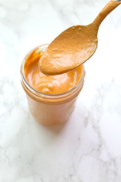 This Spicy Chipotle Tahini Sauce is the perfect topping for tacos, salads or bowls. Super creamy and just the right amount of zing | ThisSavoryVegan.com #thissavoryvegan #vegansauce #chipotle Raw Plant Based Recipes, Vegetarian Sauces, Chipotle Dressing, Vegan Dressings, Vegan Chipotle, Turkey Patties, Chipotle Crema, Salad Sides, Salad Dressing Recipes Healthy