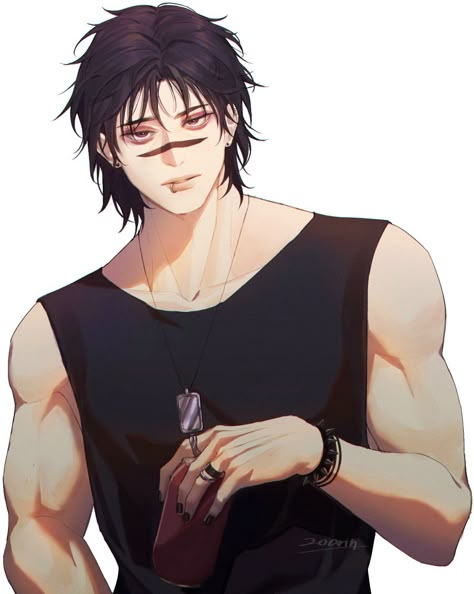 ▻ with hair down ♡ #呪術廻戦 #JujutsuKaisen Jjk Men, Karakter Disney, Braids With Extensions, Anime Cover Photo, Anime Men, Hair Down, Anime Character Drawing, Fanarts Anime, Handsome Anime Guys