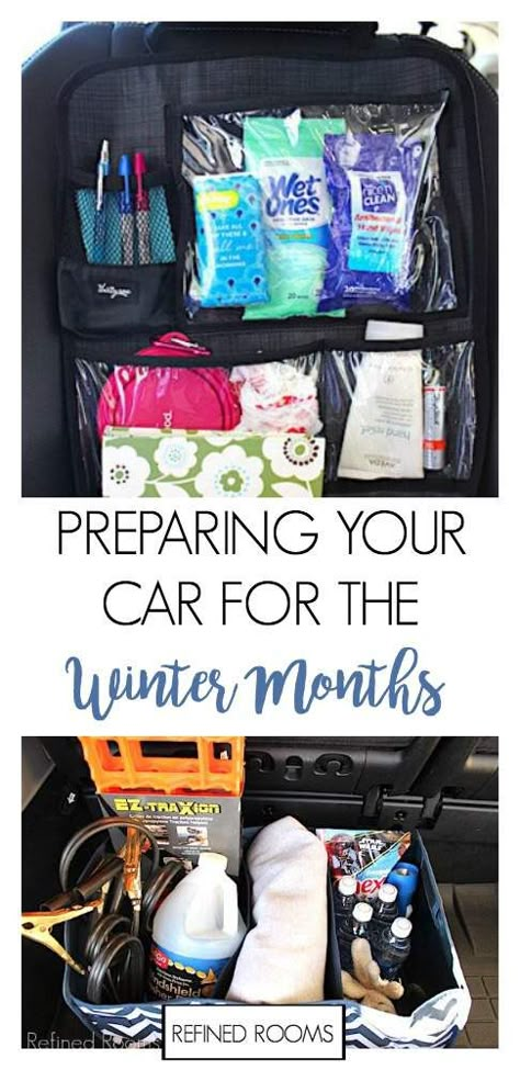 Winter Car Kit, Winter Emergency Car Kit, Emergency Car Kit, Car Organizing, Car Organization Diy, Kids Fathers Day Gifts, Car Emergency Kit, Winter Hacks, Winter Car