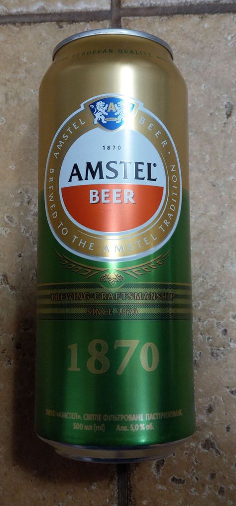 Amstel Beer 1870 Amstel Beer, San Pellegrino, Soda Can, Gatsby, Beverage Can, Beer, Lounge, Drinks, Canning