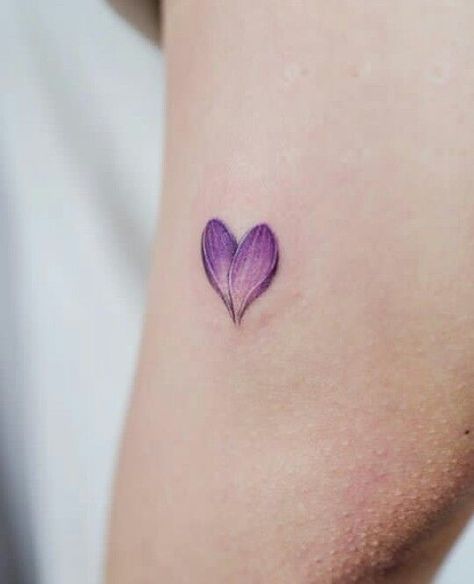 Funny Small Tattoos, Purple Heart Tattoos, Tattoo Filler Ideas, Ankle Tattoo Ideas, A Small Tattoo, Small Tattoo Ideas For Women, Artsy Tattoos, Bts Tattoo, Artwork Tattoo