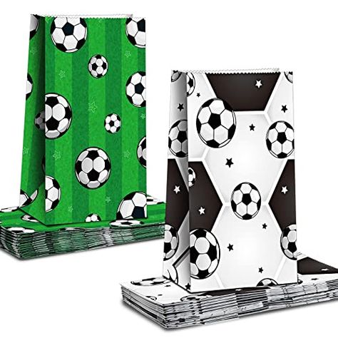 Football Snack Bags, Soccer Goodie Bags, Soccer Party Favors, Party Candy Bags, Soccer Bag, Candy Party Favors, Soccer Party, Soccer Gifts, Candy Party