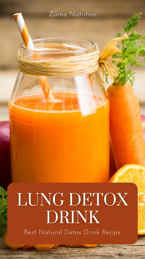 Lung Detox, Diy Detox, Healthy Lungs, Natural Detox Drinks, Detox Drinks Recipes, Cleanse Recipes, Best Detox, Healthy Detox, Body Cleanse