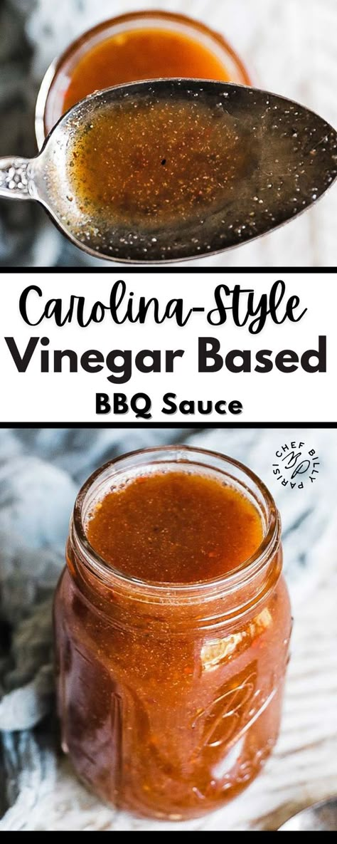 Carolina Vinegar Bbq Sauce, North Carolina Bbq Sauce, Carolina Style Bbq Sauce, Vinegar Based Bbq Sauce, Vinegar Bbq Sauce, Bbq Sauce Homemade Easy, Make Bbq Sauce, Carolina Bbq Sauce, Homemade Bbq Sauce Recipe