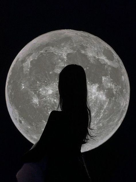 Girl With Moon Aesthetic, Dark Album Covers Aesthetic, Girl Moon Aesthetic, Space Girl Aesthetic, Moon Girl Aesthetic, Tory Vega, Moon Girl, Zodiac Academy, Look At The Moon