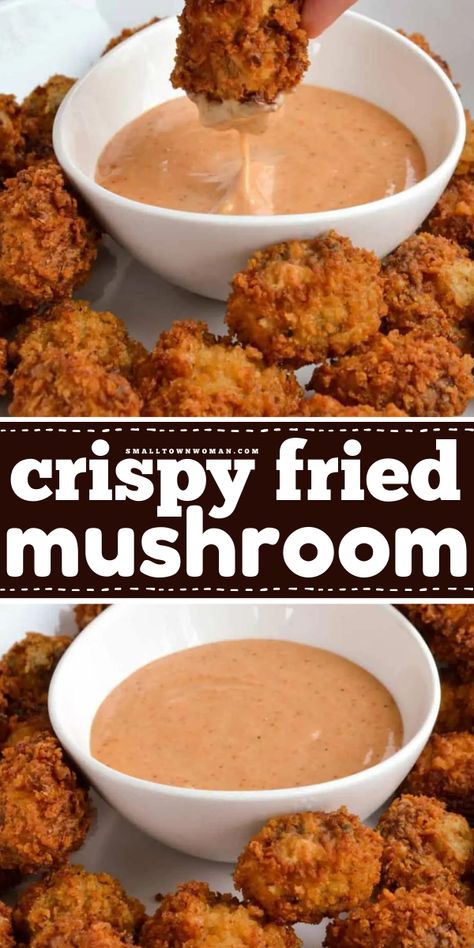 Here's the best deep-fried mushroom you shouldn't miss! Add this to your game day menu ideas! These easy-fried mushrooms are coated with a somewhat spicy seasoned panko bread crumb mixture and fried to crispy golden perfection. A must-try! Best Fried Mushrooms Recipe, How To Make Fried Mushrooms, Mushroom Fry Recipe, Breaded Mushrooms Fried, Crumbed Mushrooms Recipe, Fried Mushrooms Batter, Crumbed Mushrooms, Crispy Mushrooms Recipe, Fried Mushrooms Recipe