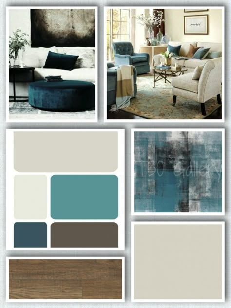 Teal Grey Beige Color Palette, Teal Colour Pallete Living Room, Gray White Teal Living Room Ideas, Teal Scandinavian Living Room, Teal Industrial Living Room, Teal Cream And Grey Living Room, Teal Gray Gold Living Room, Navy Living Room Curtain Ideas, Teal Country Living Room