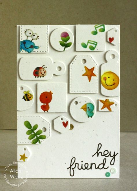 Cards With Tags, Paper Smooch, Scrap Cards, Paper Smooches, Box Top, Card Crafts, Cards For Kids, Top Ideas, Cards For Friends