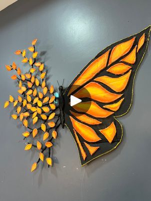 3d Butterfly Art, 3d Butterfly Wall Decor, Painting Butterfly, Butterfly Craft, Lose My Breath, You're The One, Wall Decor Crafts, Diy Butterfly, Butterfly Wall Decor