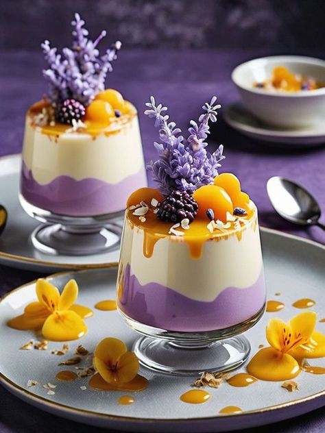 ♔ Desserts Créés par IA Elegant Desserts, Beautiful Desserts, Fancy Desserts, Dessert Cups, Cute Desserts, Mini Desserts, Sweet Desserts, Interesting Food Recipes, Beautiful Food