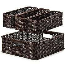 Organize Shelves, Baby Clothes Storage, Decorative Storage Bins, Shelf Baskets Storage, Art Supplies Storage, Resin Storage, Wicker Tray, Organization Storage, Kid Toy Storage