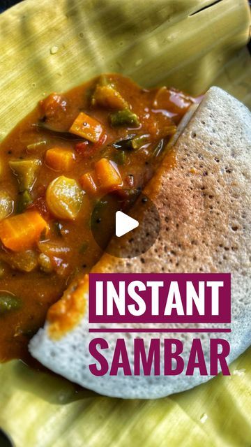 VIJI SHARON PHILIP on Instagram: "Instant Sambar 😍
Elai 😄👋🏻 what a response for all the bachelor’s recipes shared 🤩 so much love and respect in the dm’s and in the comments whenever I share bachelors recipe , they say they badly miss home made food and these easy recipes makes them feel like home 🥹
and continuously asking for more easy peasy recipes in your morning rush, so will try my best to share more in the coming days as I know how these recipes makes your day better 🤌❤️
Thanks for all the love and blessings.
Continue to share your views more 🙌
.
.
.
.
.
.
.
.
.
#instantsambar #sambar #sambhar #sambarpowder #easymeals #quicklunch #southindiancuisine #recipeoftheday #bachelorsrecipes #recipeshare #homesick #reeloftheday #trendingreels #foodreels #recipereels #tamilreels #tamilr Instant Sambar Recipe, Sambhar Recipe Easy, Easy Sambar Recipe, Sambhar Recipe, Home Made Food, How To Get Slim, Sambar Recipe, Easy Peasy Recipes, Feel Like Home