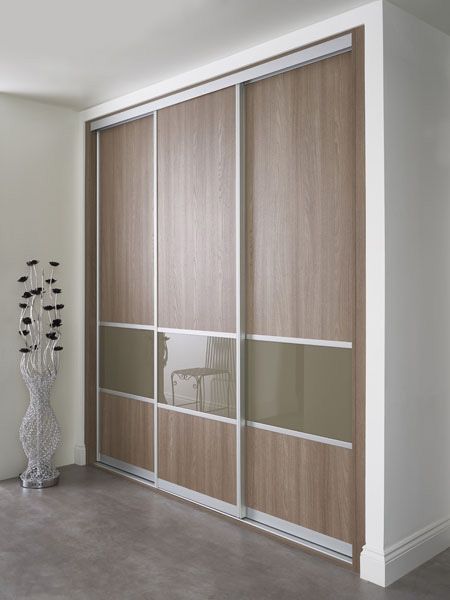 All of our products are Made to Measure to the mm meaning they are made just for you. With options of designs and colours you can create the perfect Wardrobe for you. Just like this design that features Cappuccino Glass and lincoln Walnut Melamine with Silver Aluminium Tracks and Profile. Bedroom Sliding Wardrobe, Sliding Wardrobe Design, Sliding Door Wardrobe, Bespoke Wardrobe, Wardrobe Design Bedroom, Sliding Wardrobe, Diy Closet, Aluminium Doors, Fitted Furniture