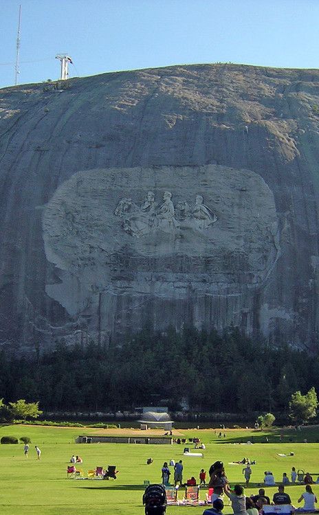 High Relief Sculpture, Scenery Beach, Stone Mountain Park, Jefferson Davis, Stonewall Jackson, Southern Heritage, Georgia Travel, Mountain Park, Adventure Vacation