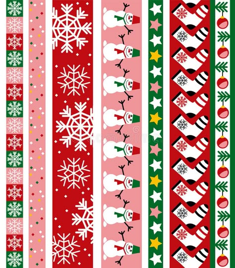 Washi Printable, Owl Clip Art, Digital Paper Free, Christmas Papers, Vector Border, Christmas Vector, Elements Illustration, Christmas Border, Cabin Christmas