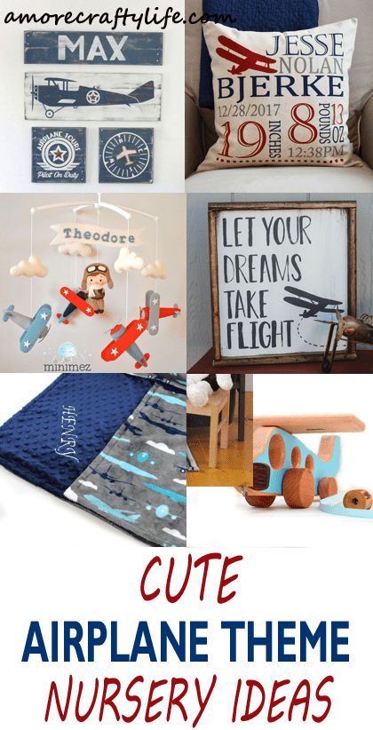 Plane Nursery Theme, Airplane Nursery Ideas, Airplane Nursery Theme, Airplane Baby Room, Airplane Baby Shower Ideas, Nursery Themes Boy, Airplane Themed Nursery, Airplane Boys Room, Baby Room Design Ideas