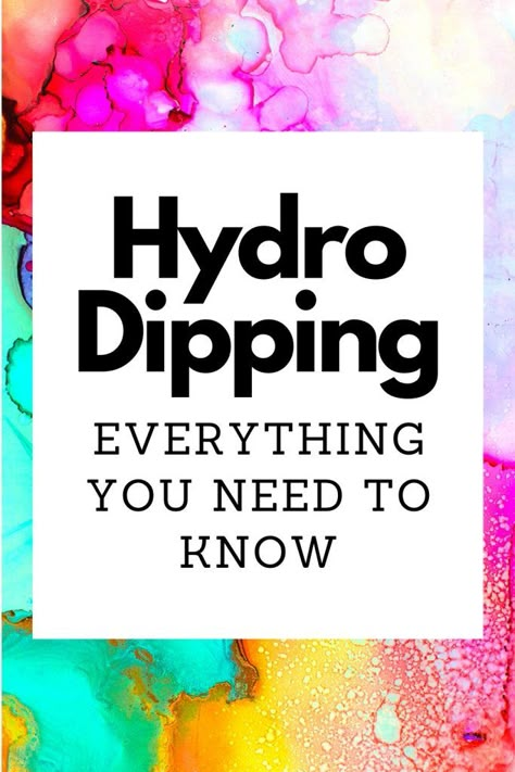 Hydro Dipping Ideas, Hydrodipping Diy, Hydro Painting, Submerged In Water, Christian Camp, Paint Dipping, Youth Groups, Hydro Dipping, Water Marbling