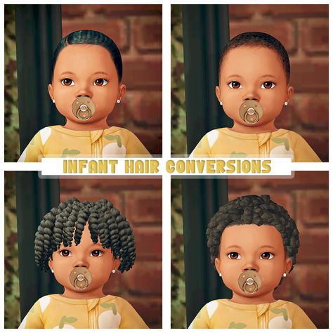 Sims 4 Infant Conversions, Sims 4 Edges Maxis Match, Curly Infant Hair Sims 4, Sims Infant Hair Cc, Sims 4 Black Infant Hair, Maxis Match Infant Hair, Sims 4 Infant Curly Hair, Sims 4 Cc Infant Hair Curly, Infant Hair Sims 4 Maxis Match