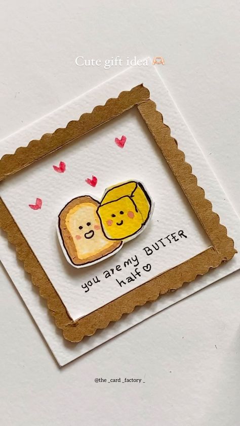 Niha Hanees | Cutest gift idea for your loved one😌❤️ . . . #reelsinstagram #diy #diygifts #diygift #giftideas #giftidea #giftideasforher #giftideasforhim... | Instagram Best Friends Gifts Diy, Diy For Sister, Aesthetic Diy Gifts, Sister Gifts Diy, Pun Cards, Sisters Images, Gifts Aesthetic, Easy Homemade Gifts, Aesthetic Diy