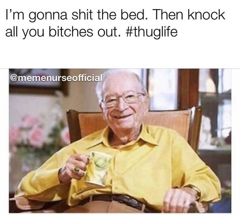 Memes STAT❗️ on Instagram: “Come get it you little thots #repost from my homie @memenurseofficial #codebluememes #nurse #nurselife #nurses #nursingstudent…” Cna Humor, Night Shift Humor, Funny Old People, Night Shift Nurse, Funny Nurse Quotes, Student Humor, Nursing Memes, Medical Humor, Nurse Quotes