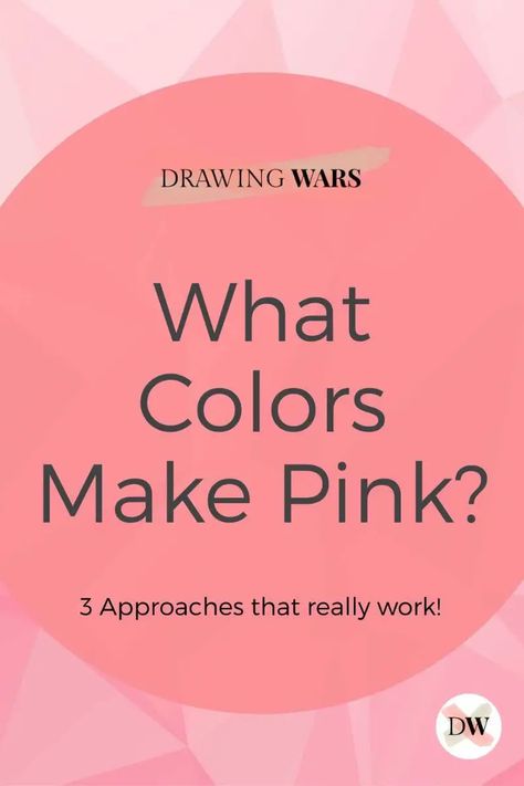 Tekenoorlogen How To Make Pink Colour, What Colors Make Pink, How To Make Pink, Abstract Watercolor Flower, Paint Charts, Pumpkin Drawing, Learn Watercolor Painting, Acrylic Painting Diy, Colour Mixing