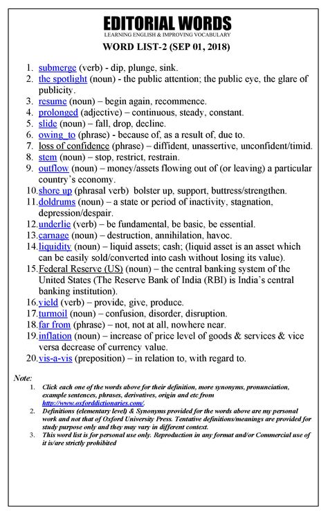 Newspaper Vocabulary, The Hindu Newspaper, Editorial Words, English Desk, Sbi Po, Oatmeal Diet, English Newspapers, Dictionary Words, Idioms And Phrases