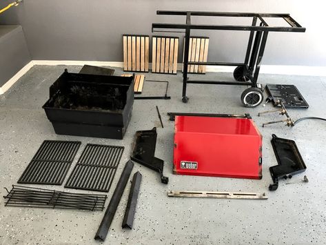 Weber Grills, Weber Genesis, Weber Grill, Phillips Screwdriver, Diamond Plate, Wood Slats, Gas Grill, Bulletin Board, New Model